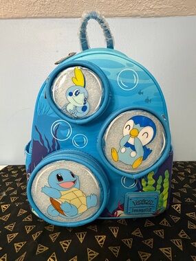 Loungefly Pokémon Water Type Bubbles Mini Backpack